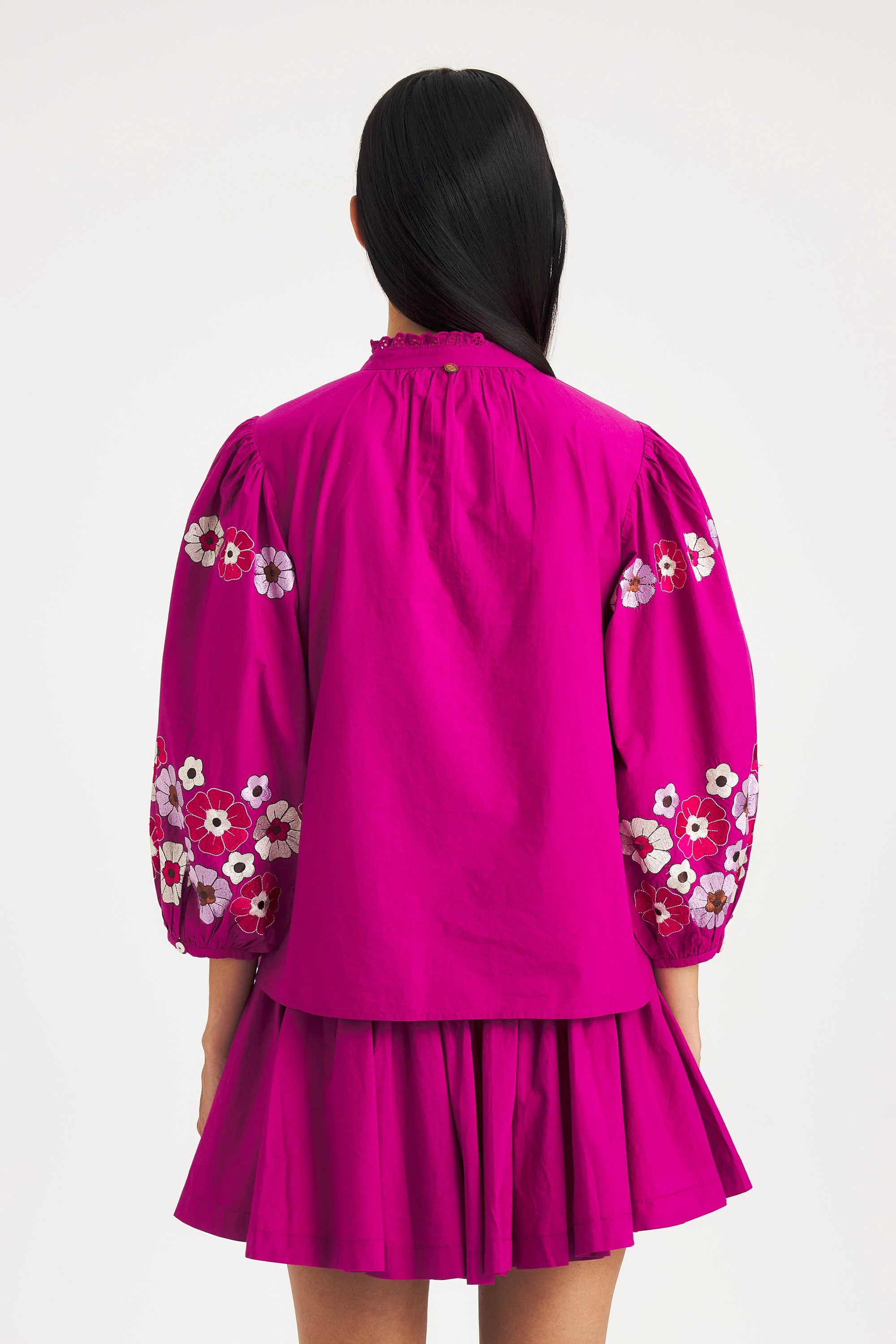 Blouse brodée Amantina - Image 4