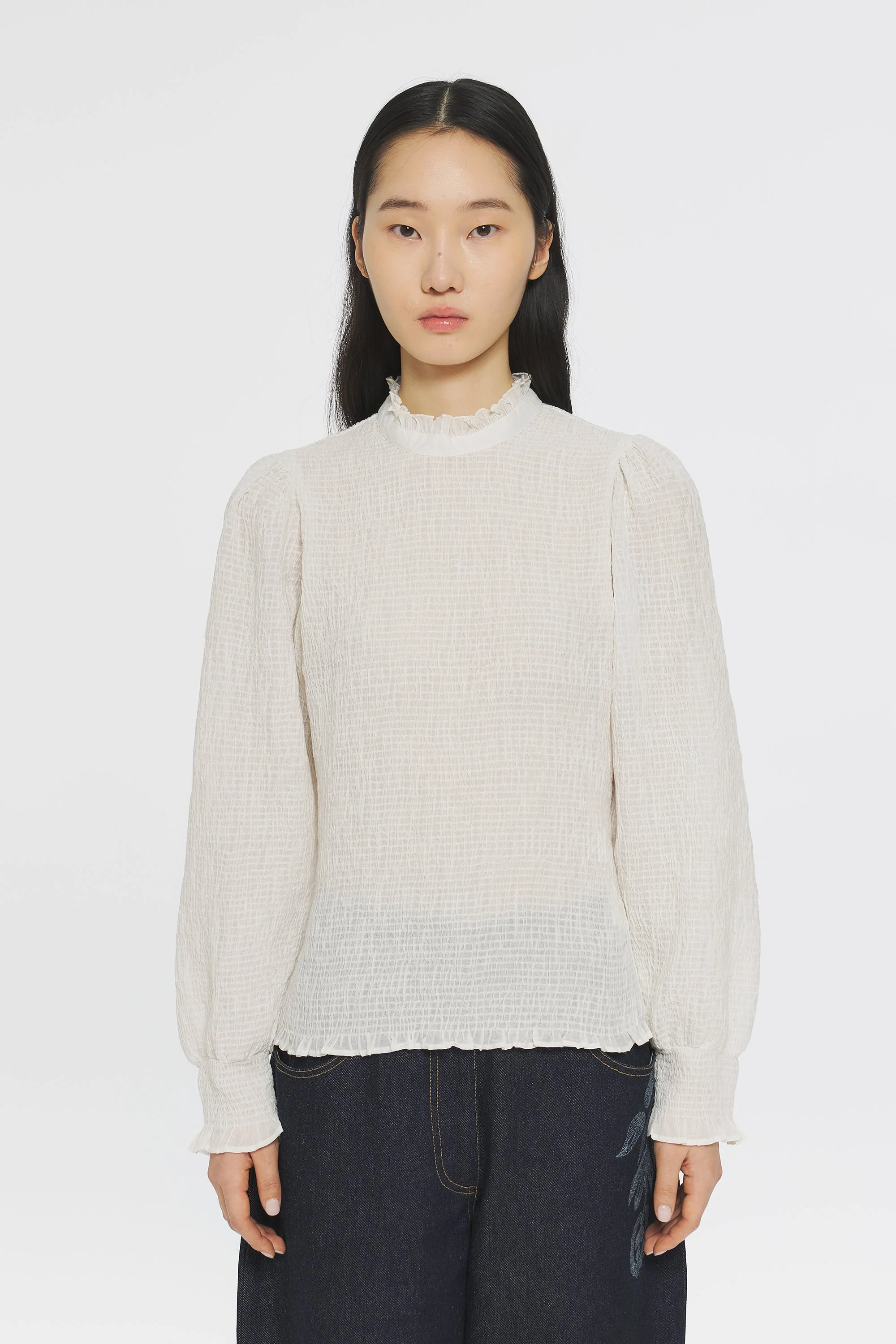 Blouse smockée Angelie - Image 3
