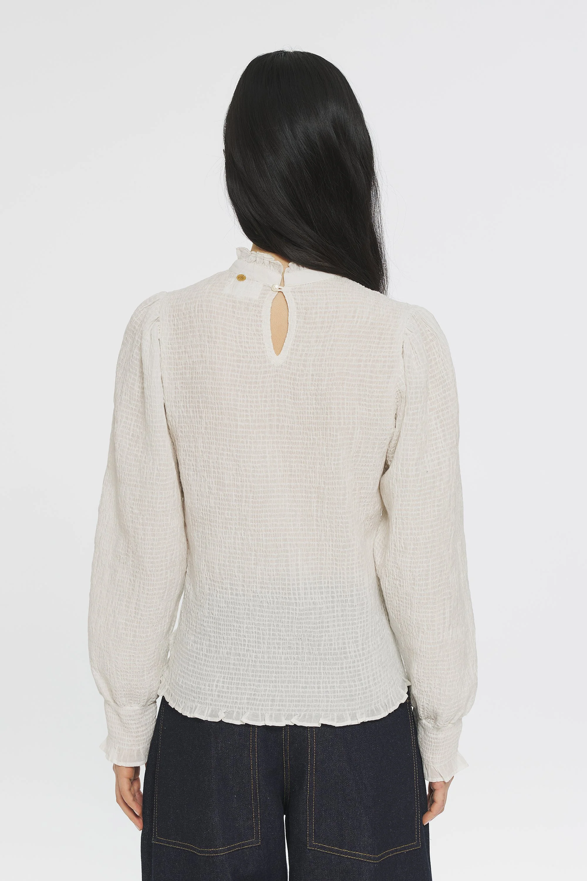 Blouse smockée Angelie - Image 4