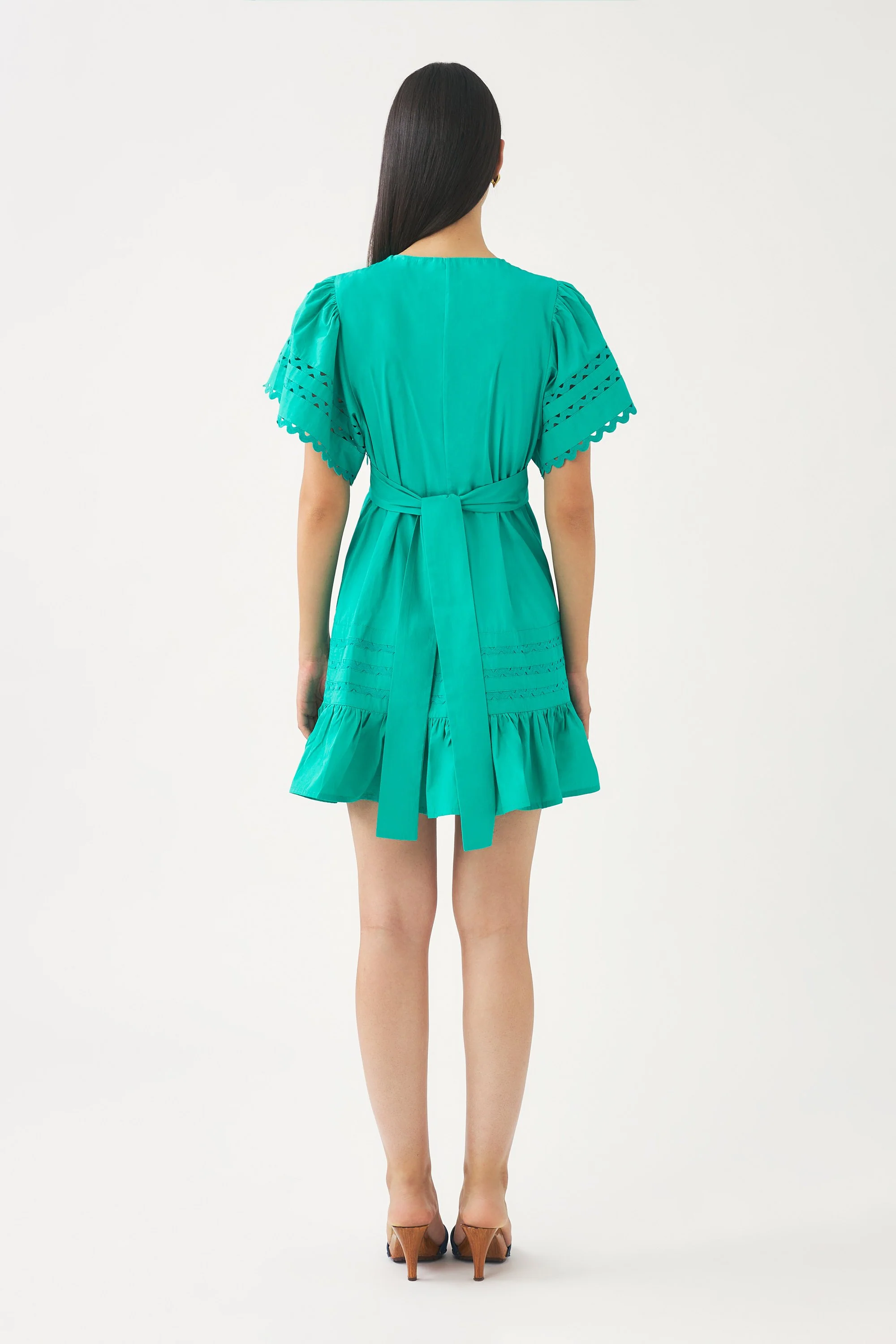 Mini-robe en popeline de coton Rodo - Image 2