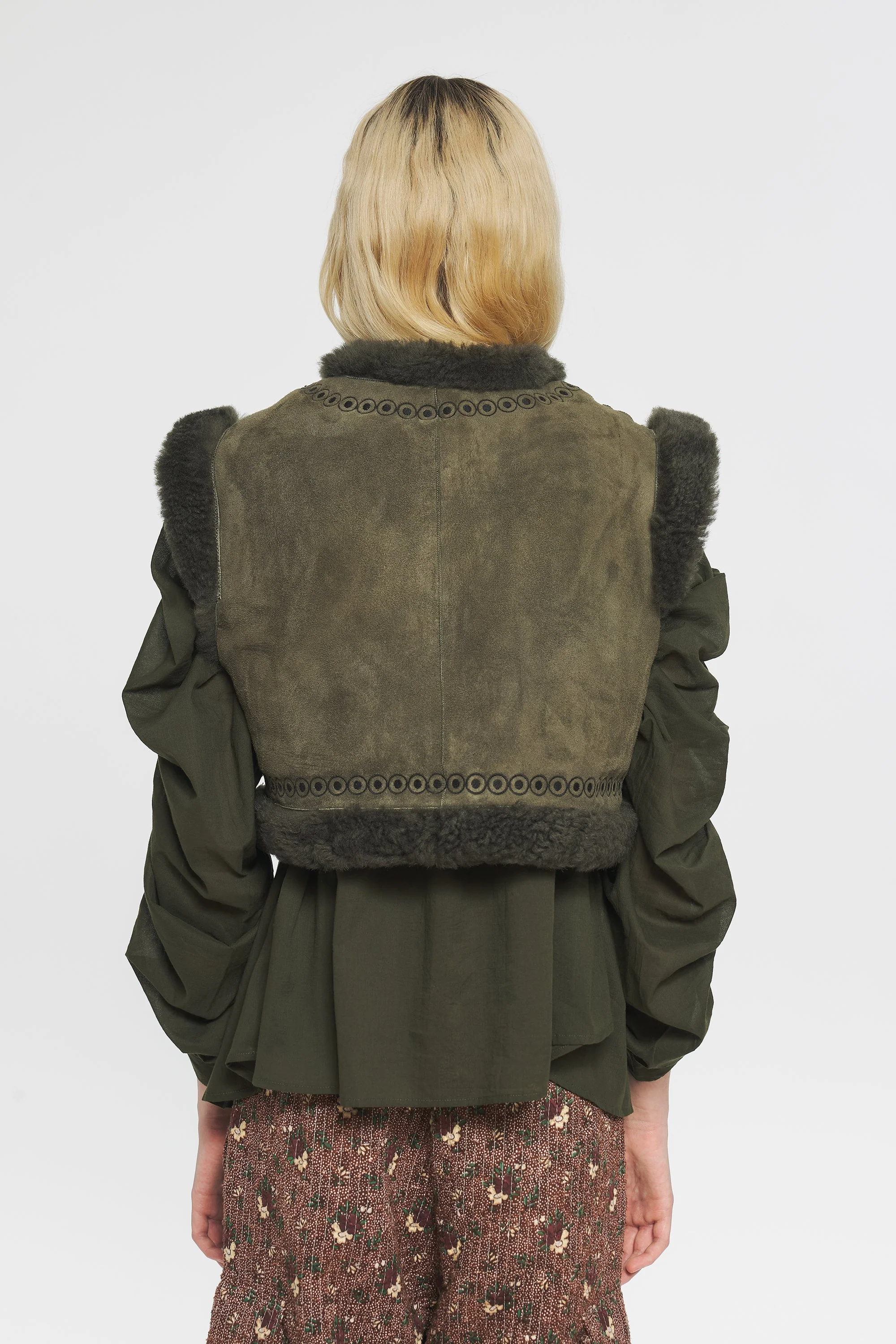 Gilet brodé et reversible Dune - Image 4