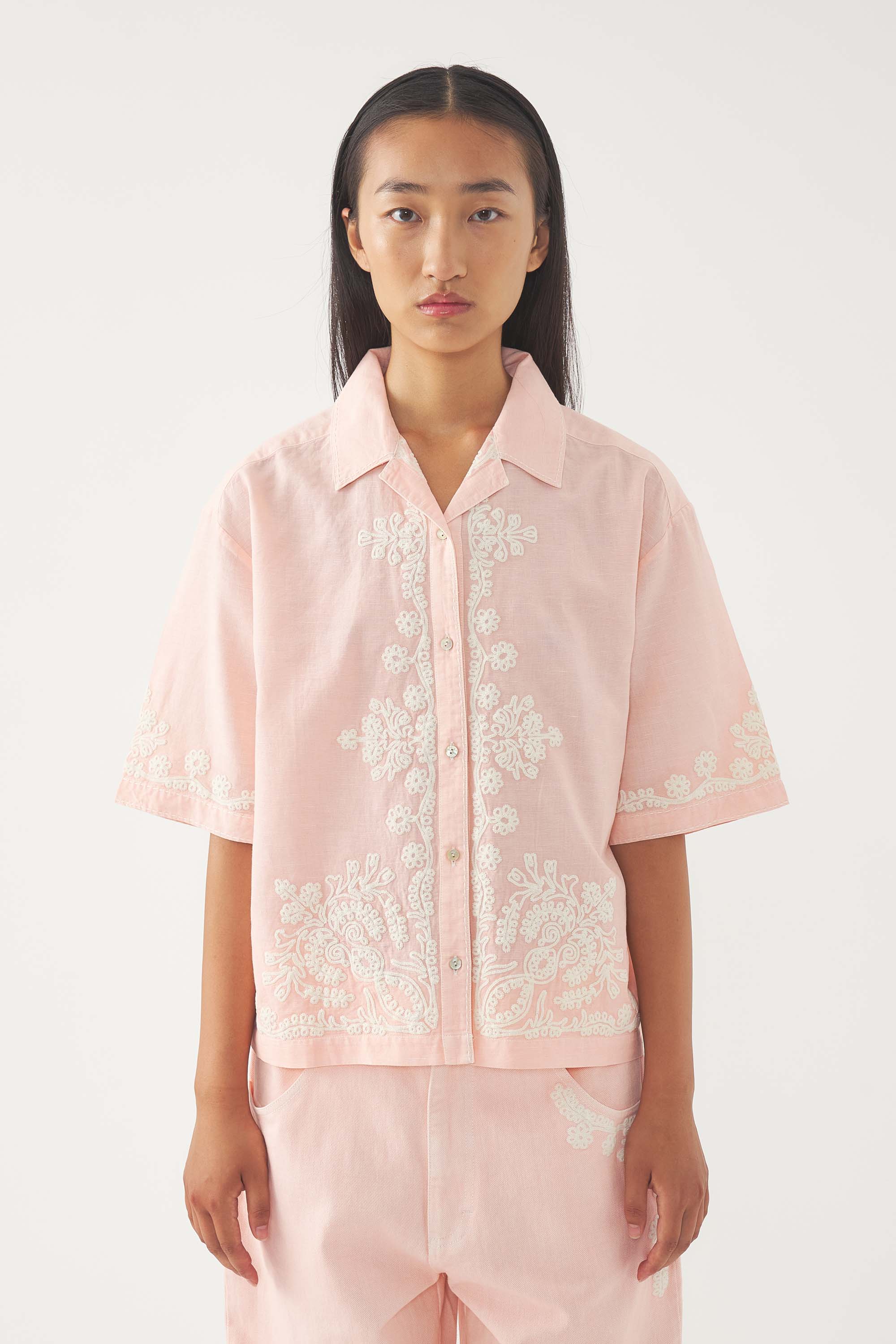 Chemise brodée Adonis - Image 3