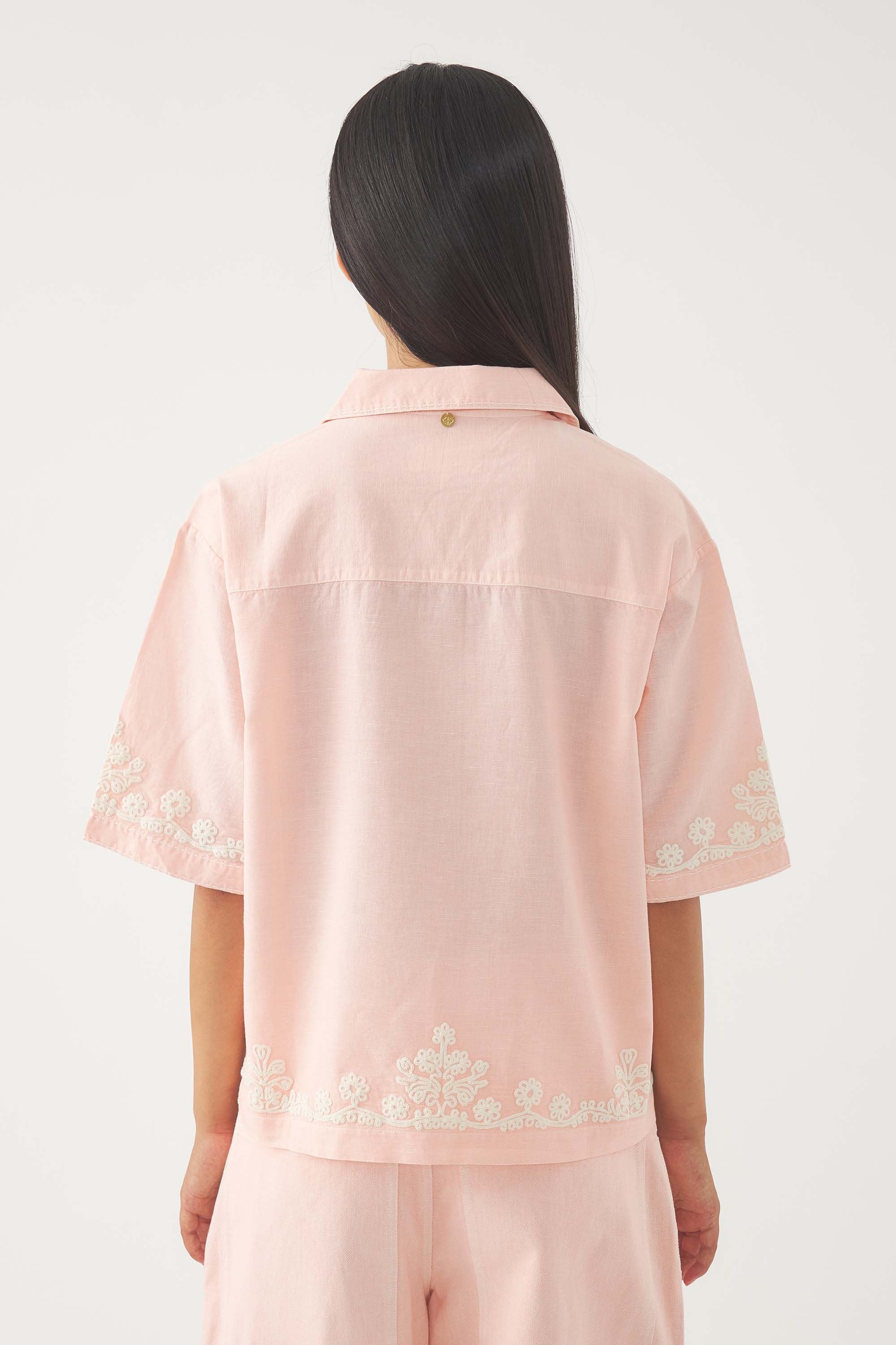 Chemise brodée Adonis - Image 4