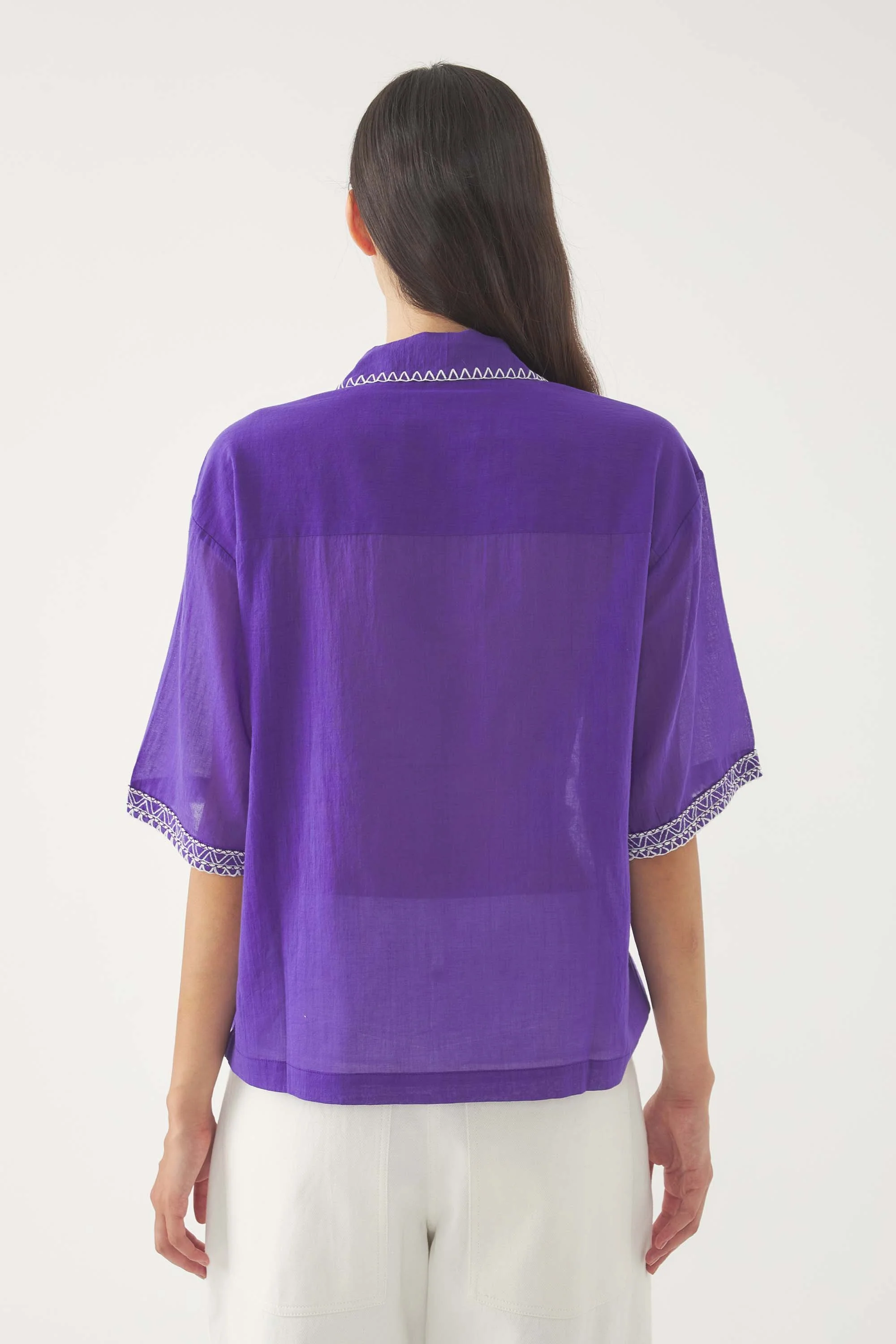 Blouse brodée Suzane - Image 4