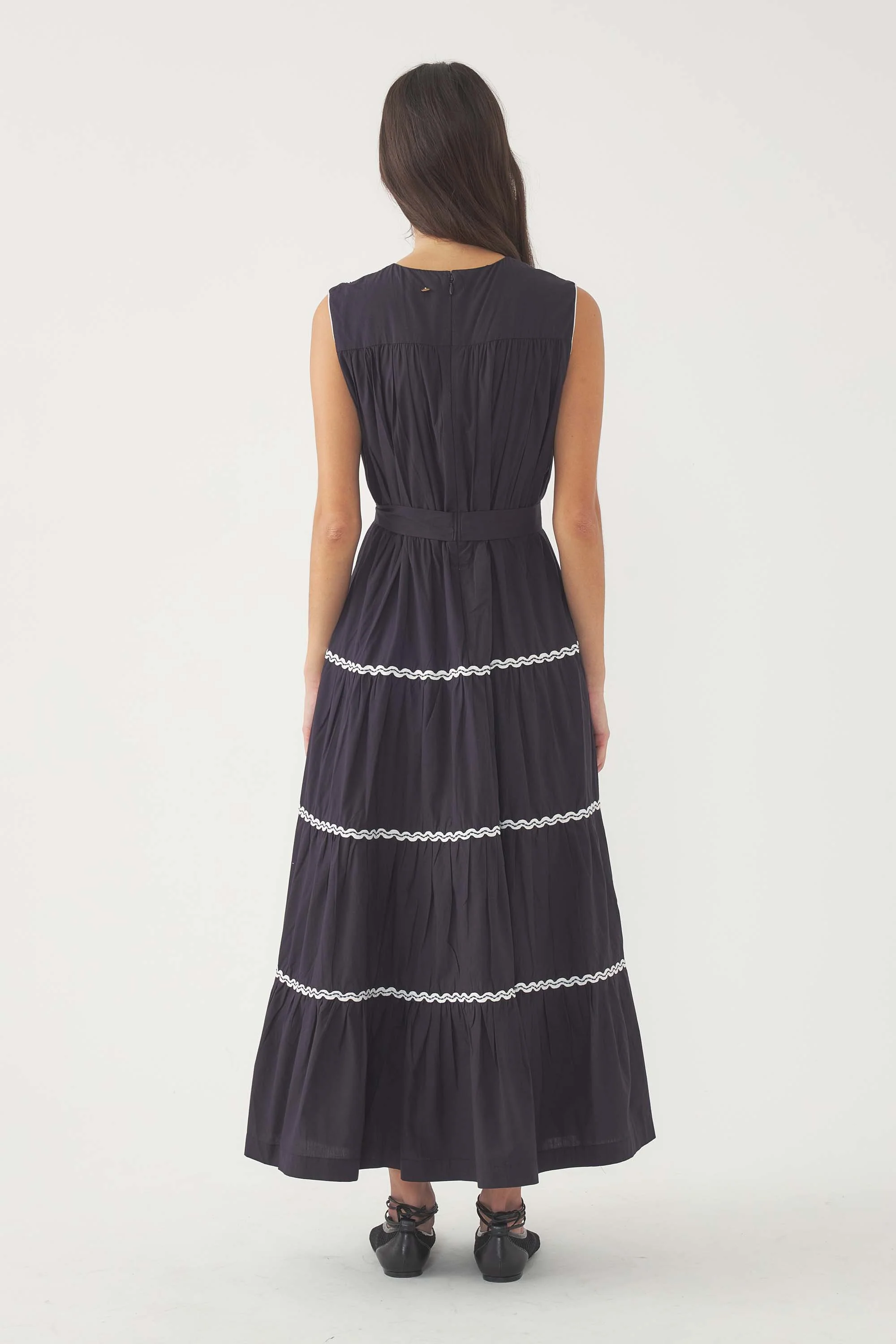 Robe maxi brodée Dali - Image 5