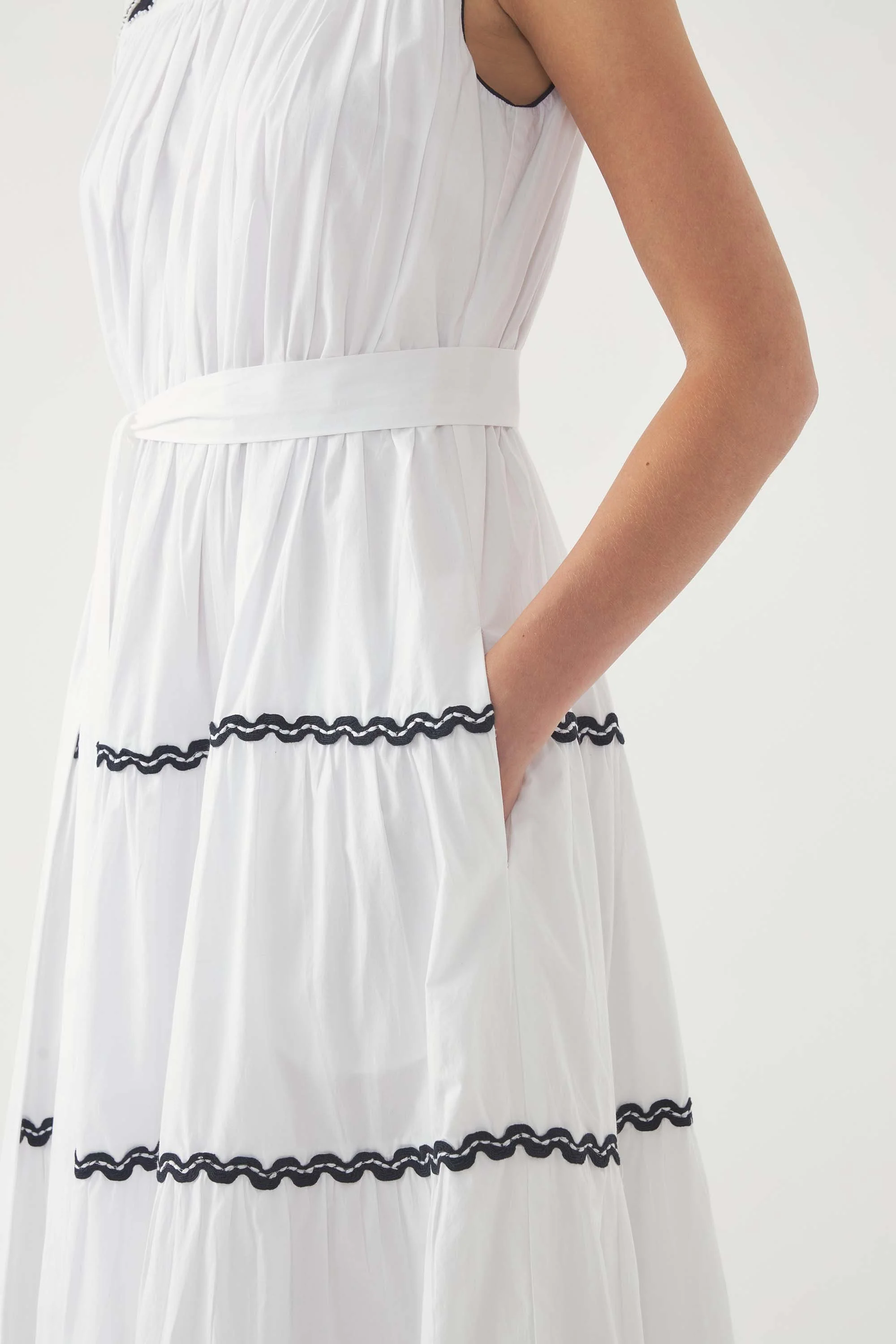 Robe maxi brodée Dali - Image 4