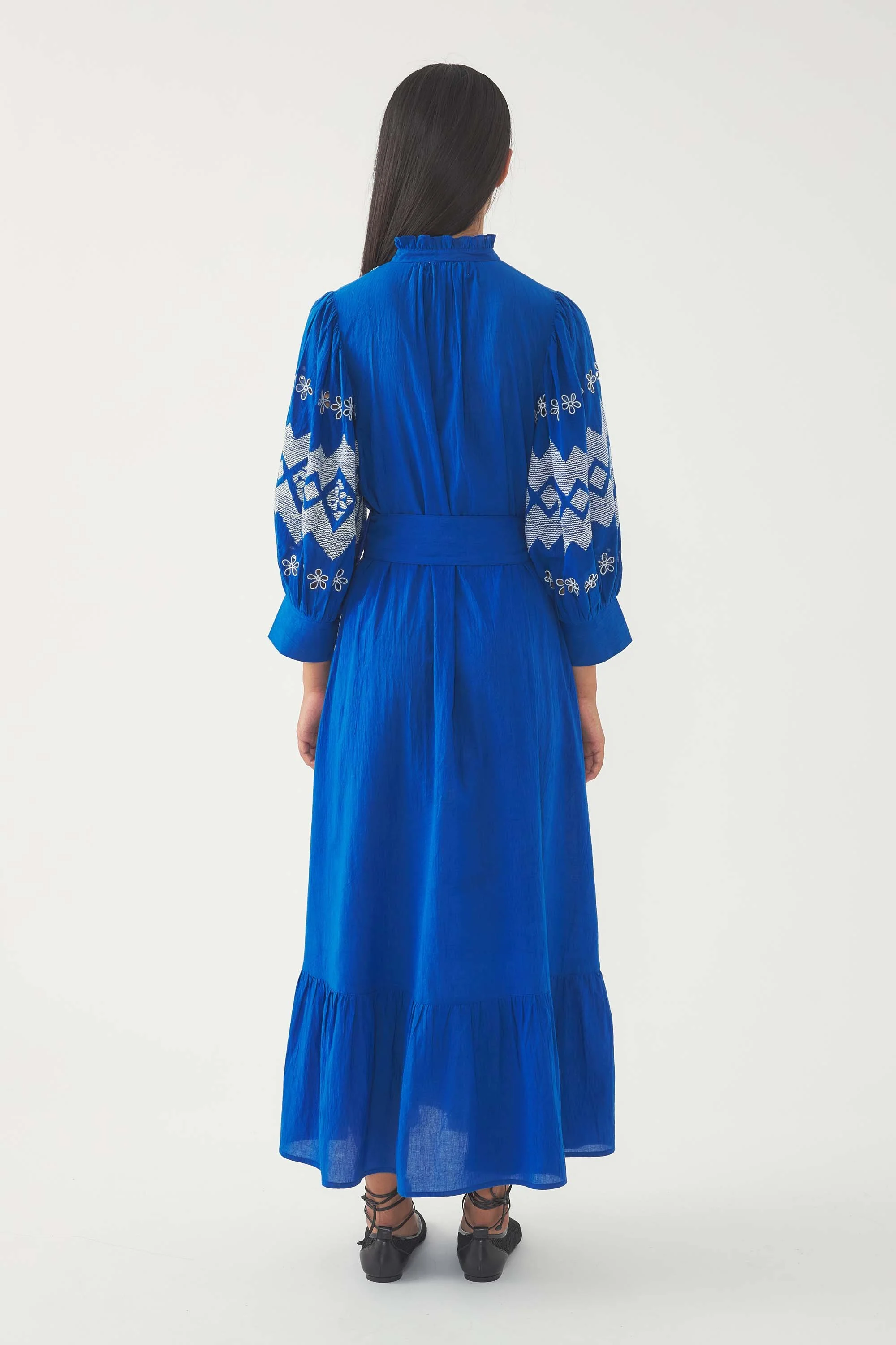 Robe longue brodée Tolede - Image 5