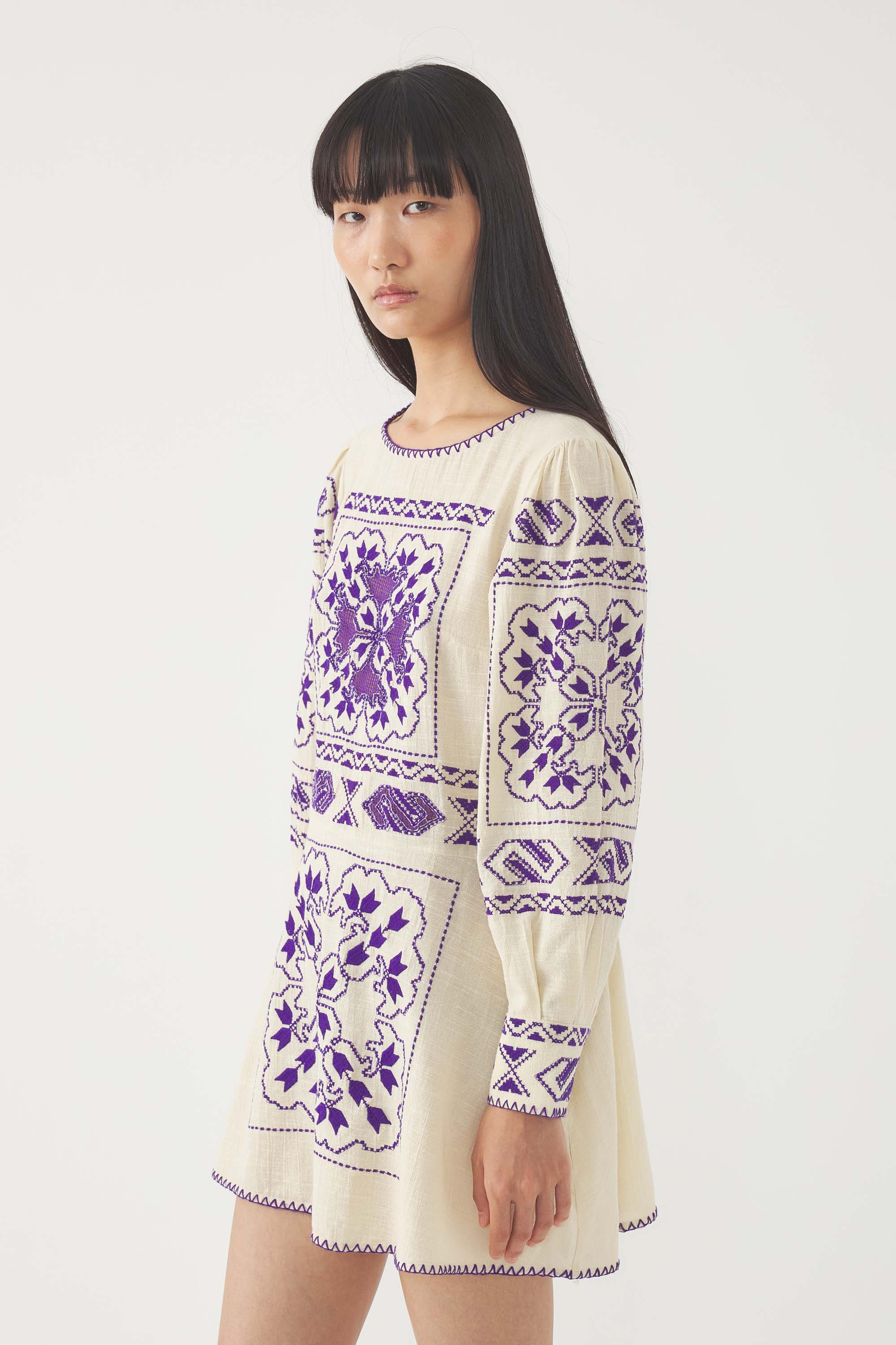 Robe brodée Milos - Image 5