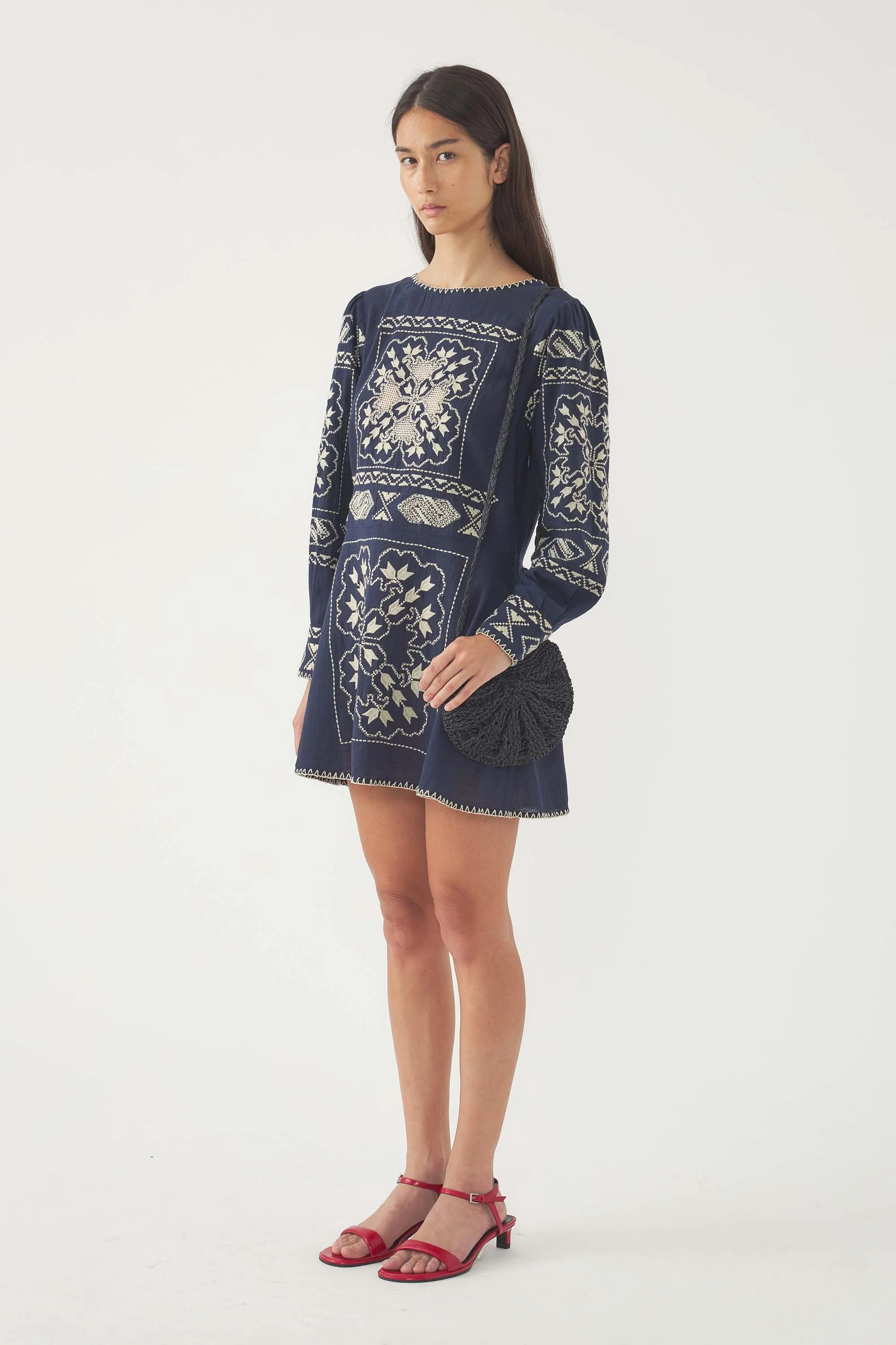 Robe brodée Milos - Image 2