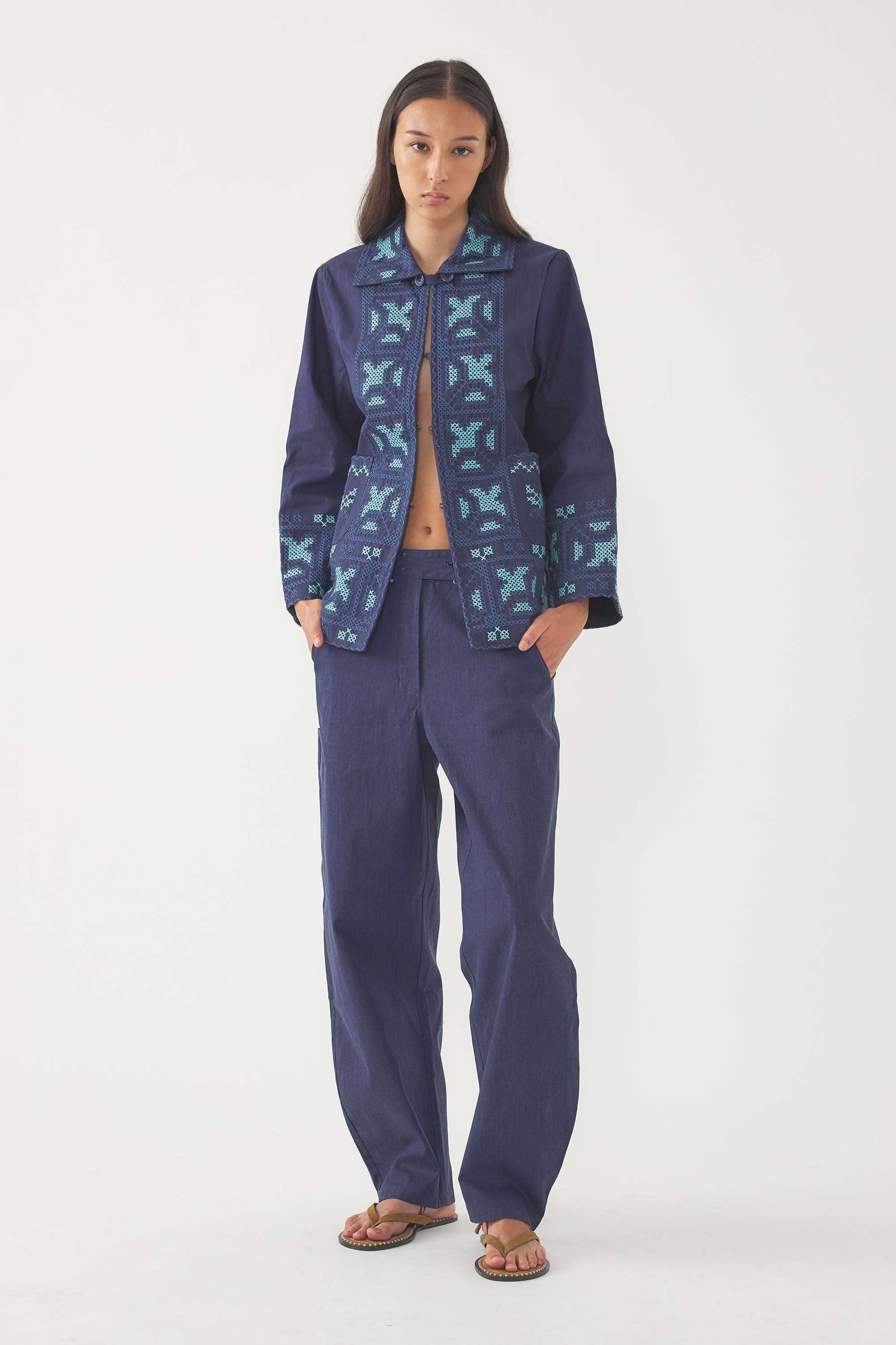 Pantalon arrondi Berenice