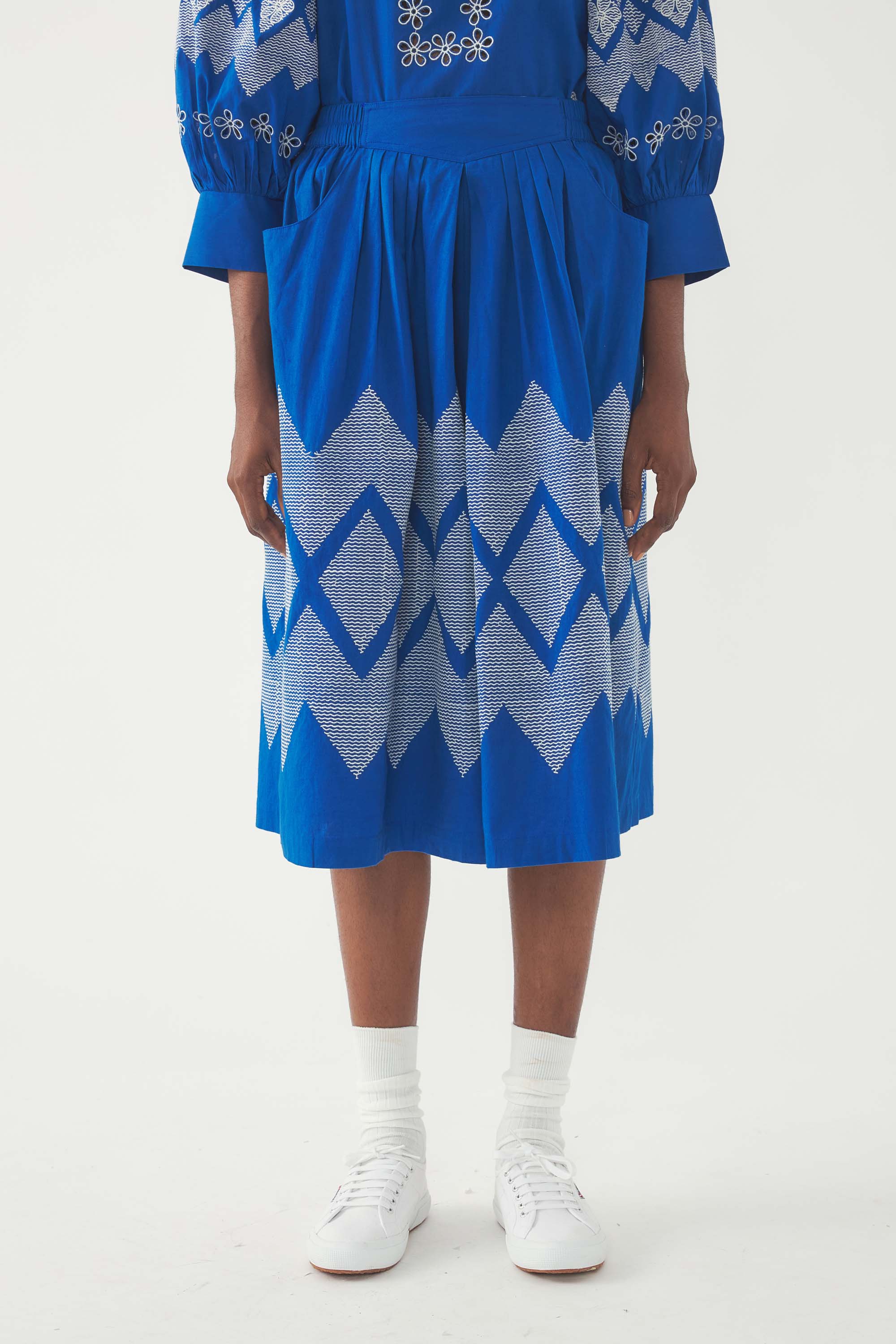 Jupe-short brodée Tolede - Image 3