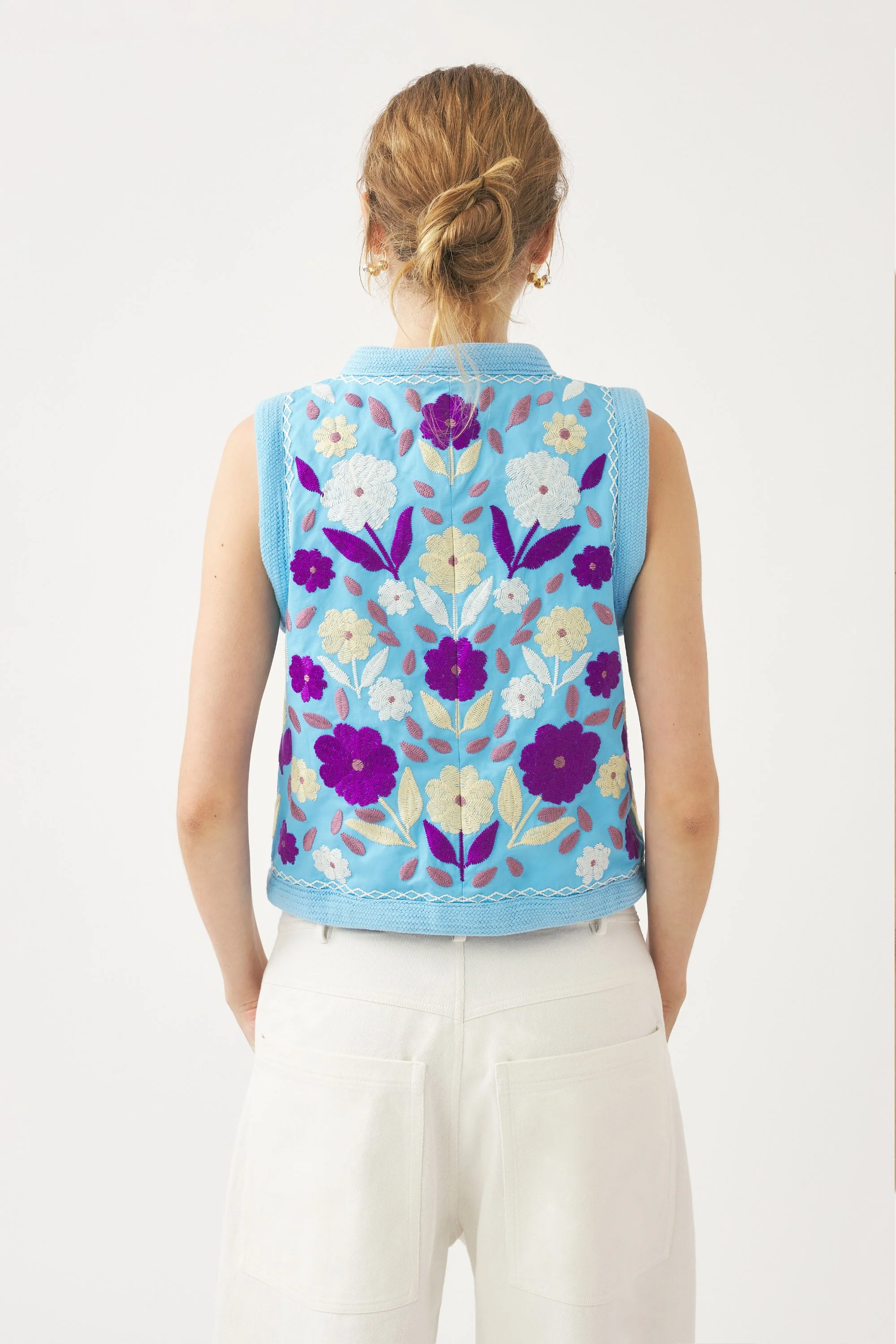 Gilet sans manches brodé Tady - Image 2
