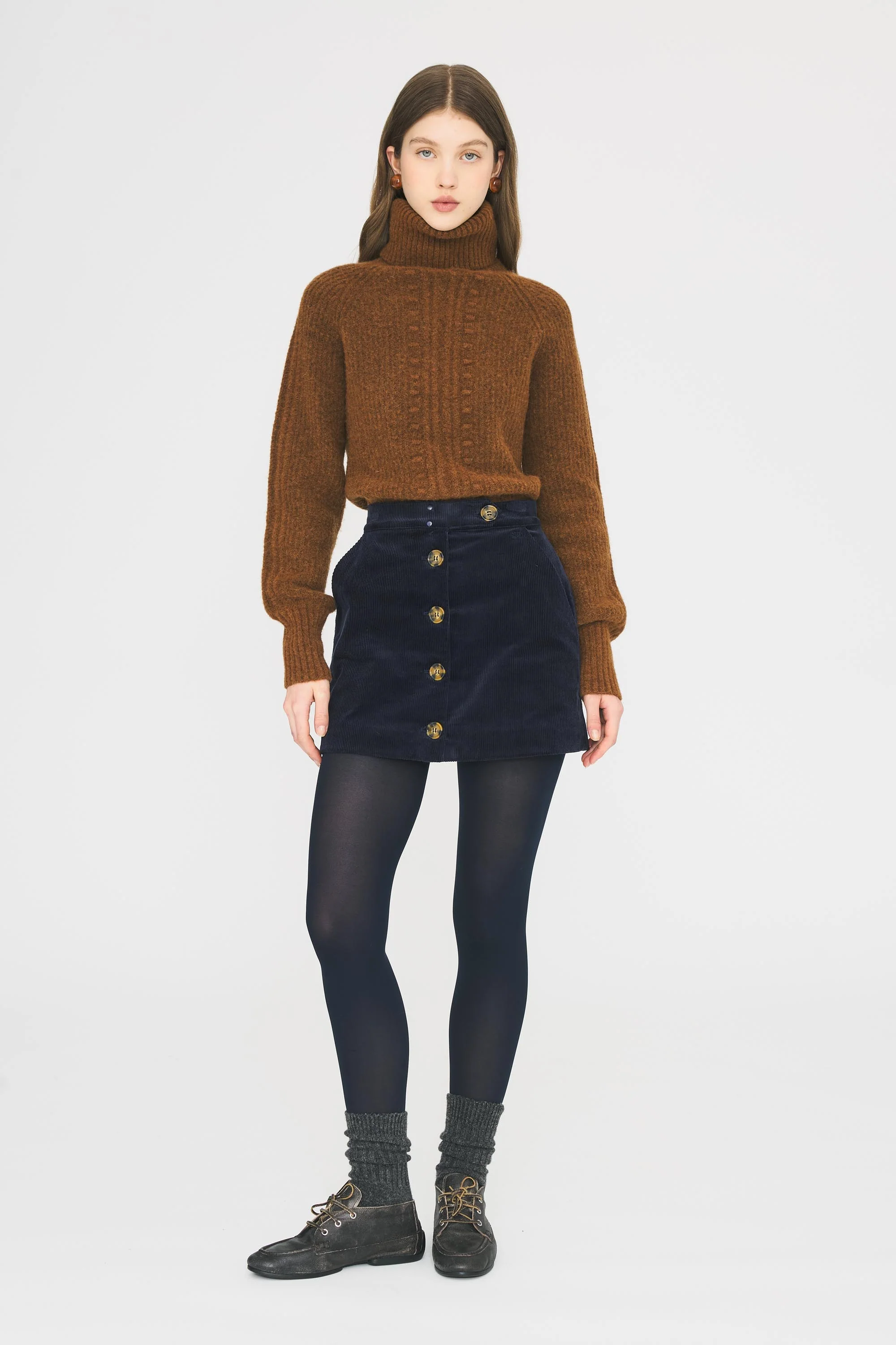 Pull col roulé Fisher