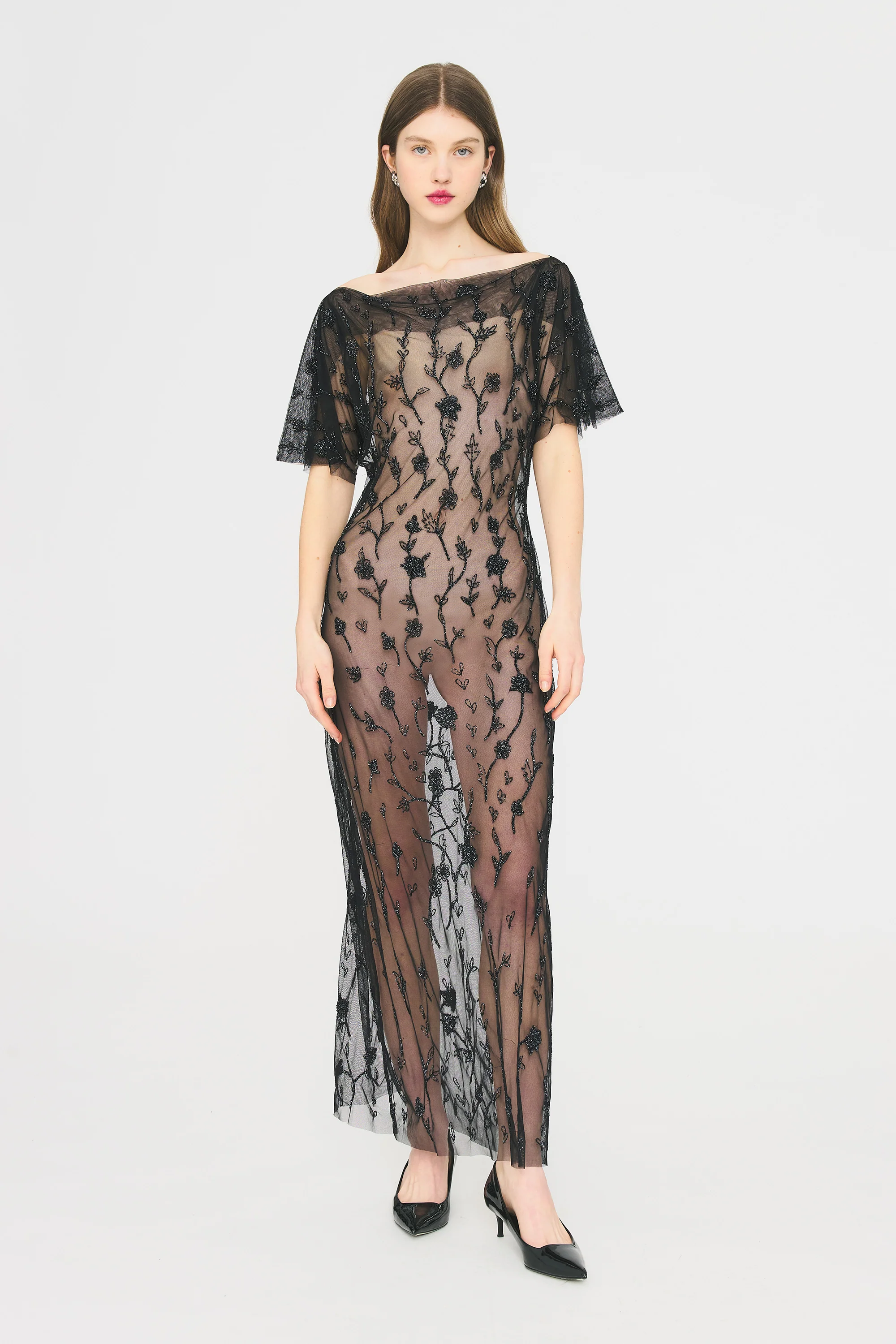 Robe longue Mesh