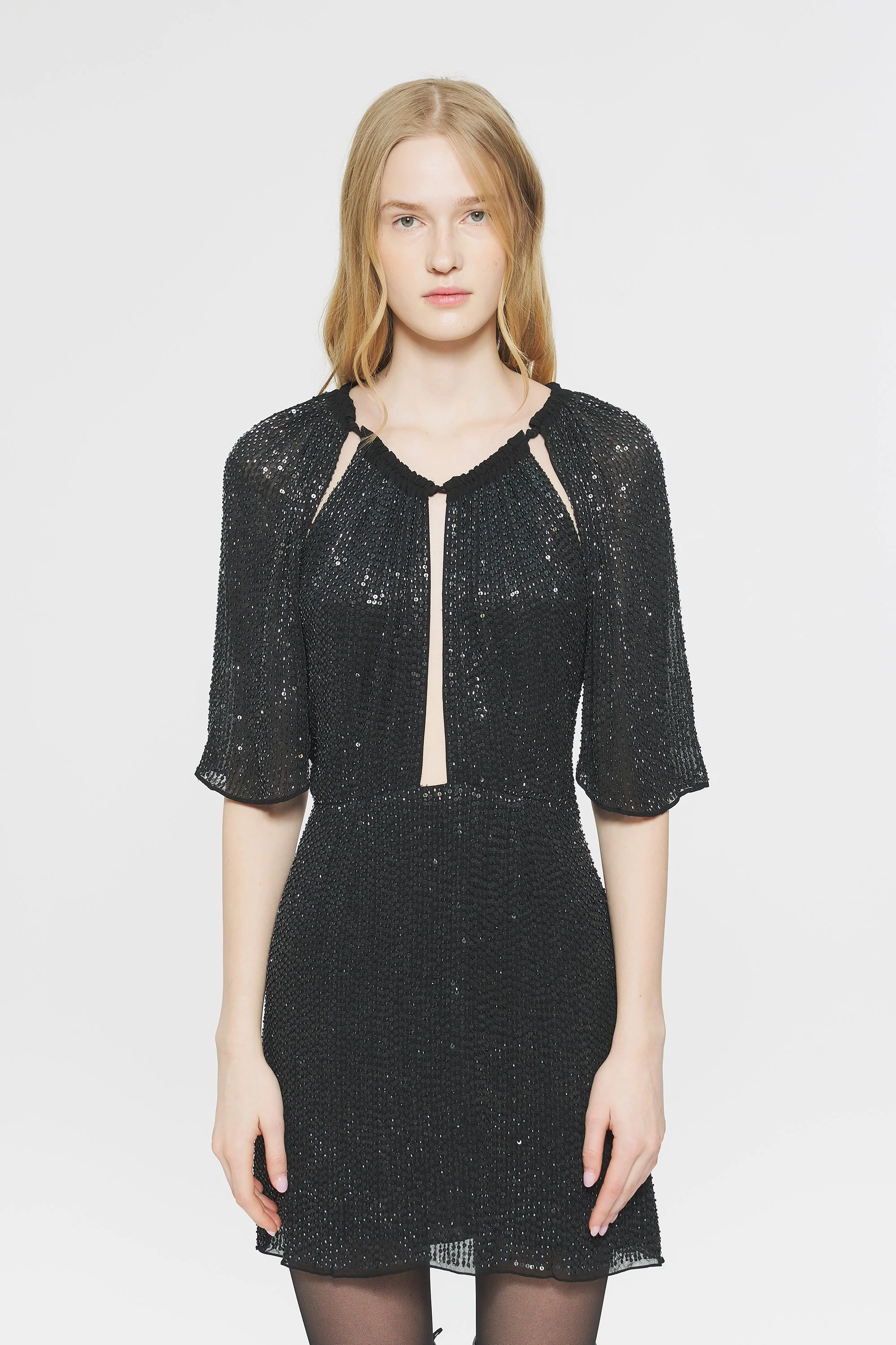 Robe courte à sequins Lune - Image 3