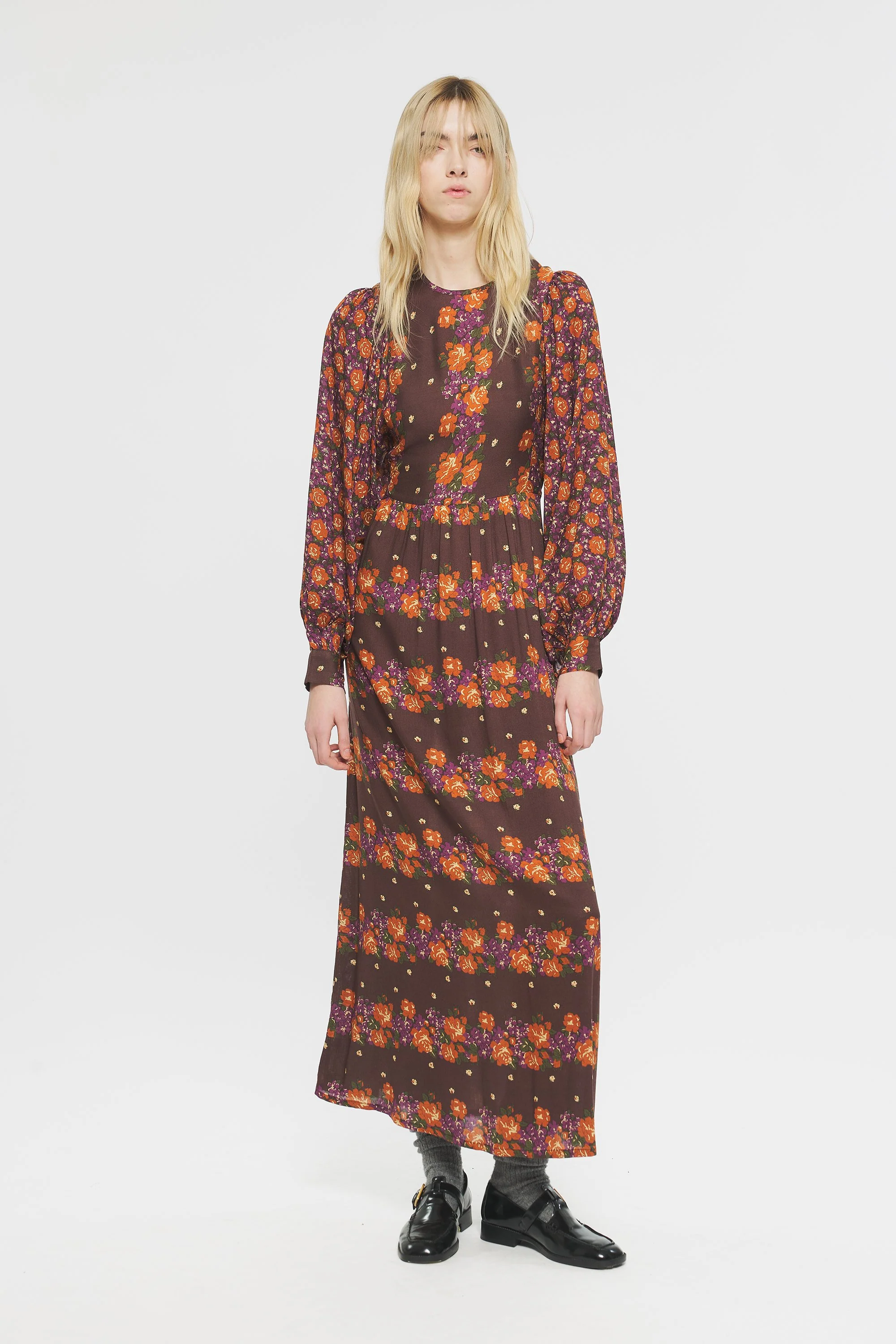 Robe longue imprimée Magalie