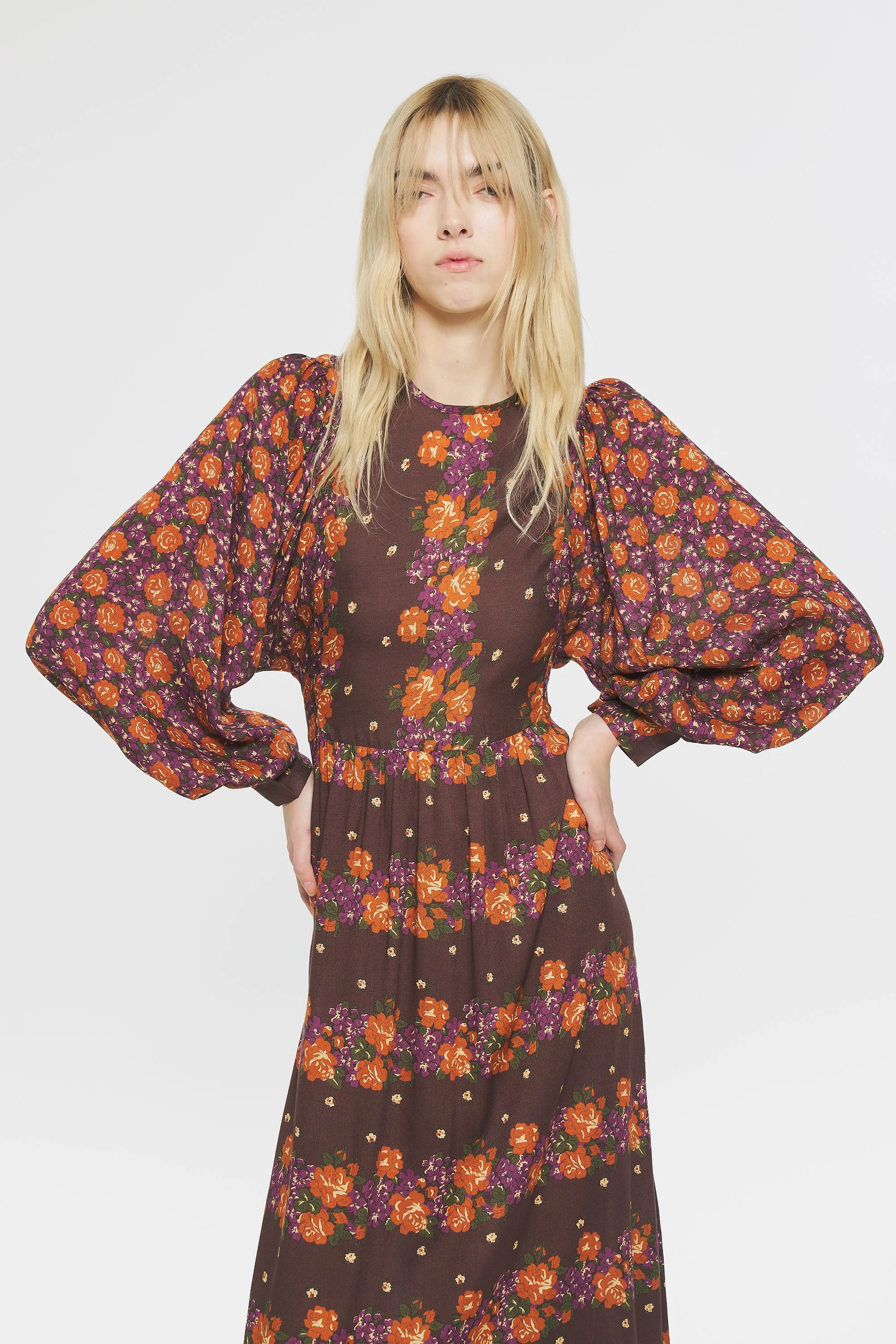 Robe longue imprimée Magalie - Image 3