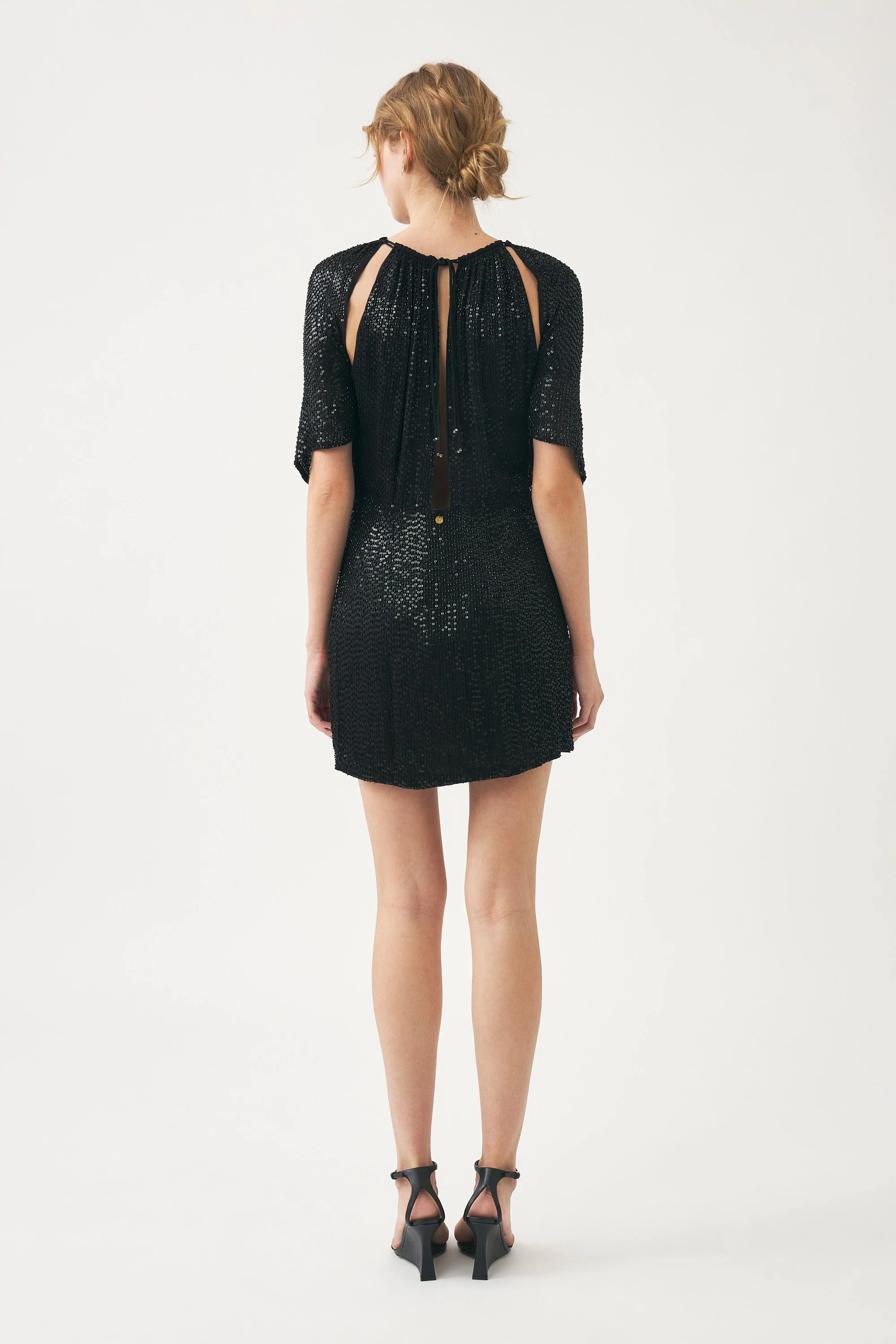 Mini robe brodée à la main avec des perles Dune - Image 6