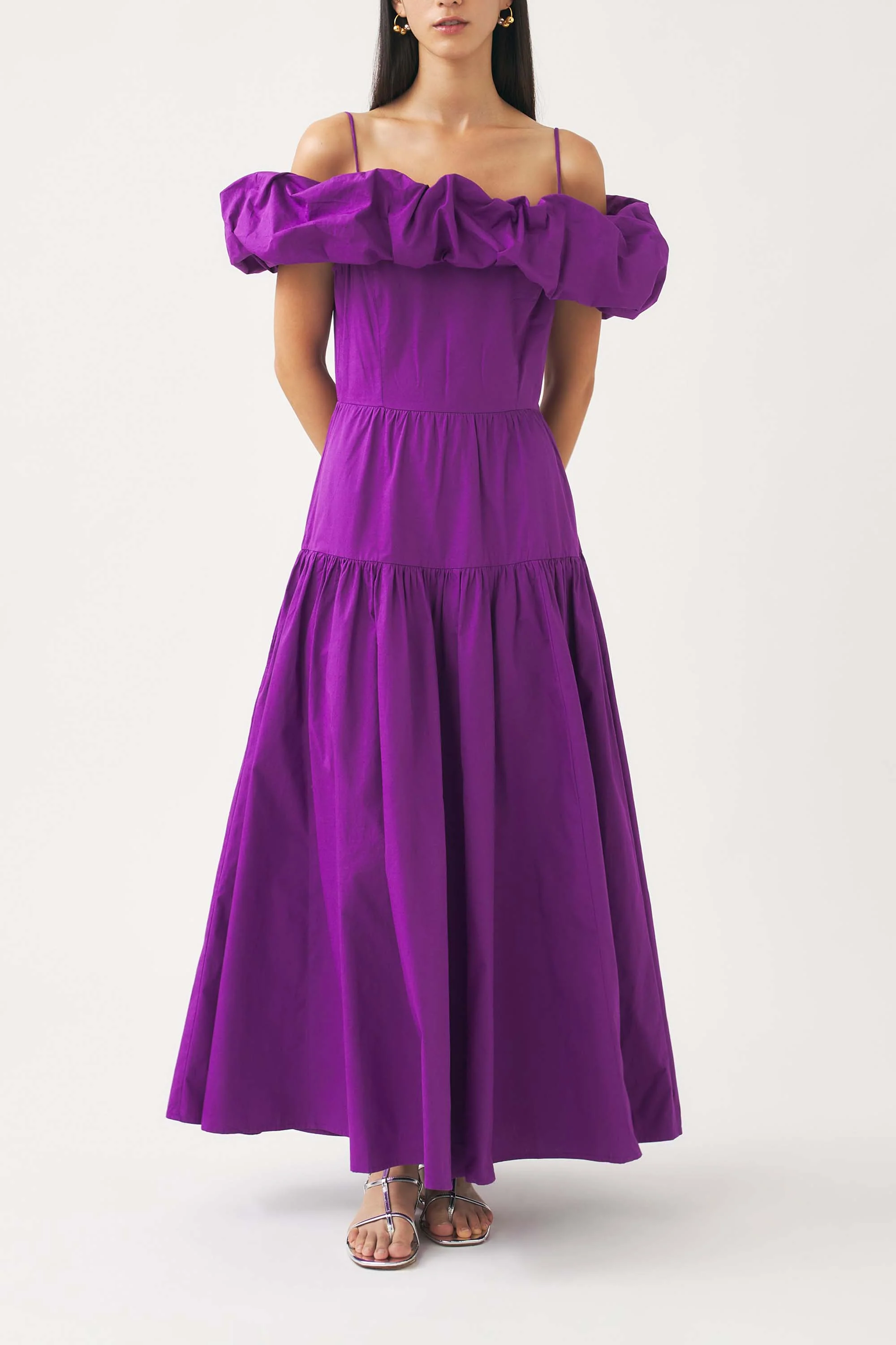 Robe longue à épaules dénudées Pop - Image 2