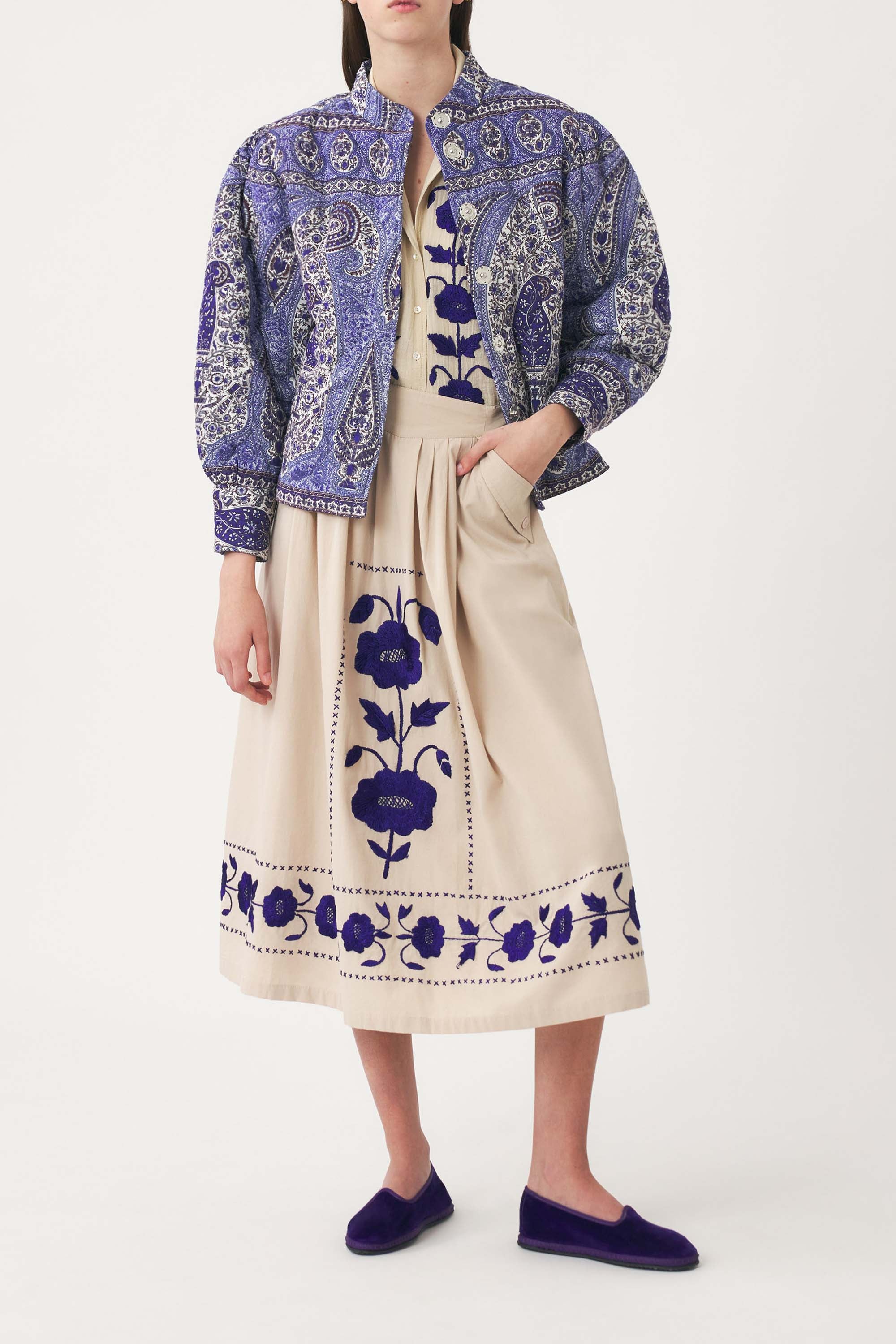 Veste imprimée Tajar